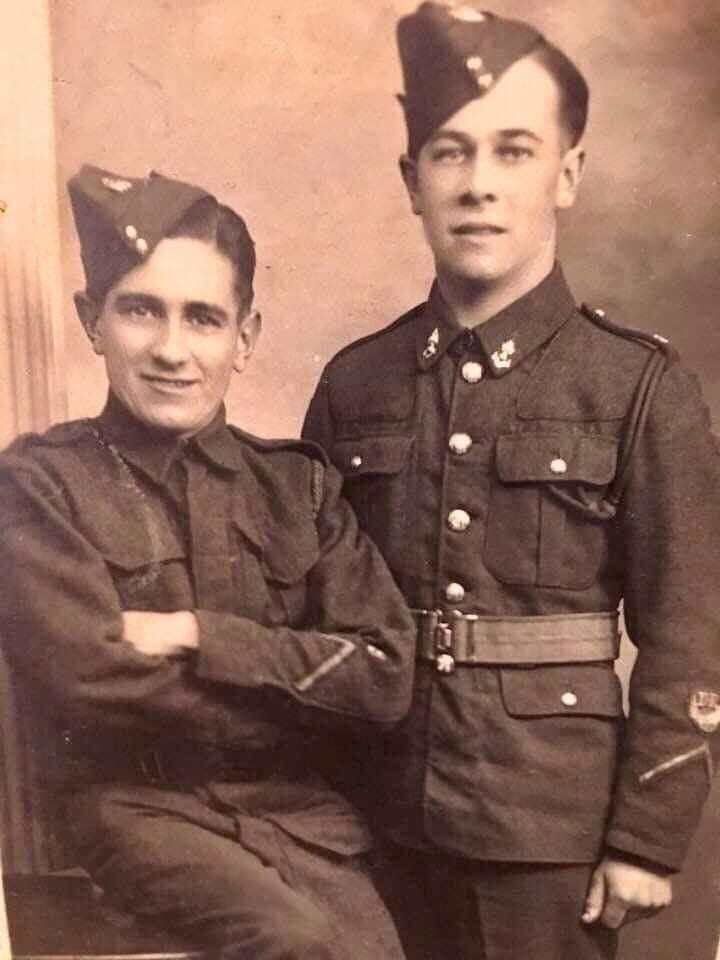 To my dad bill whiting and his best friend Ron smith. Royal engineers , gold beach  