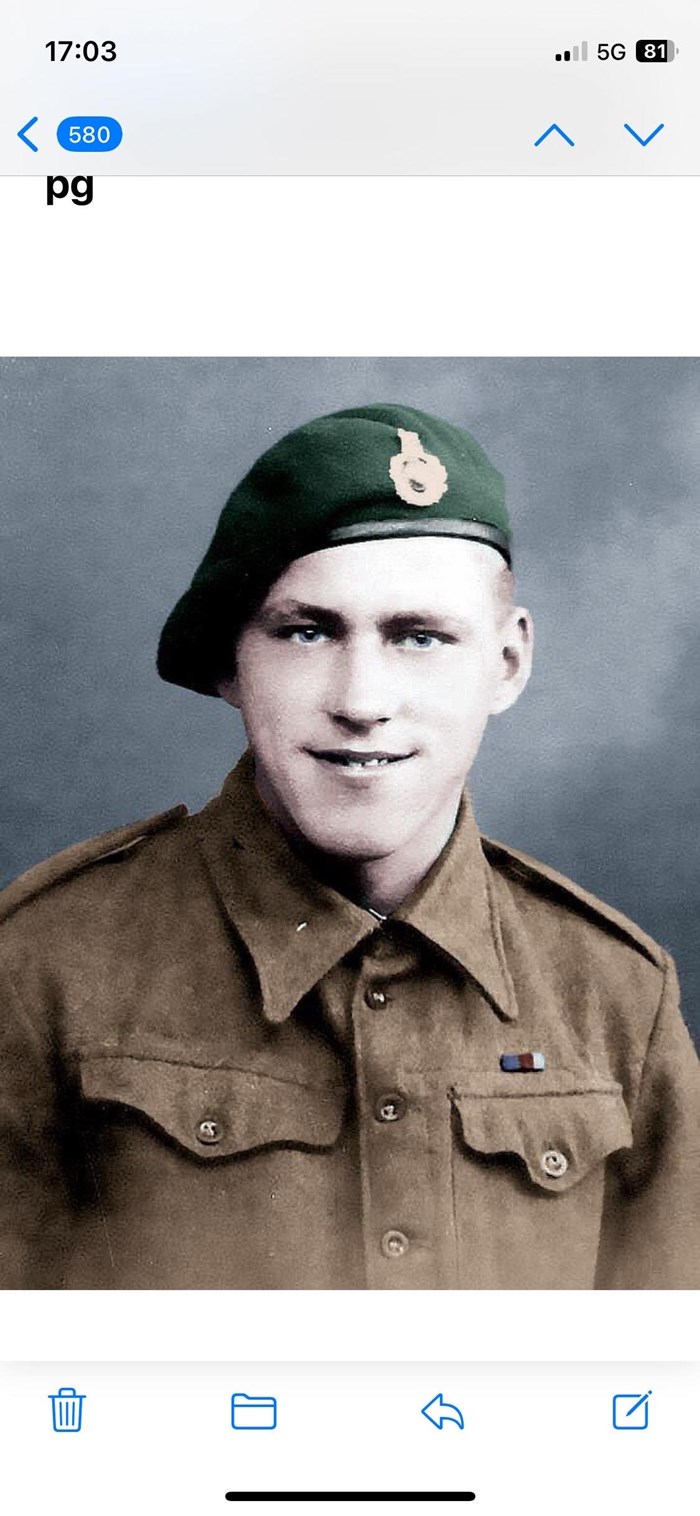 George Edwin Pointer. 46 Royal Marines Commando. Y Troop. 